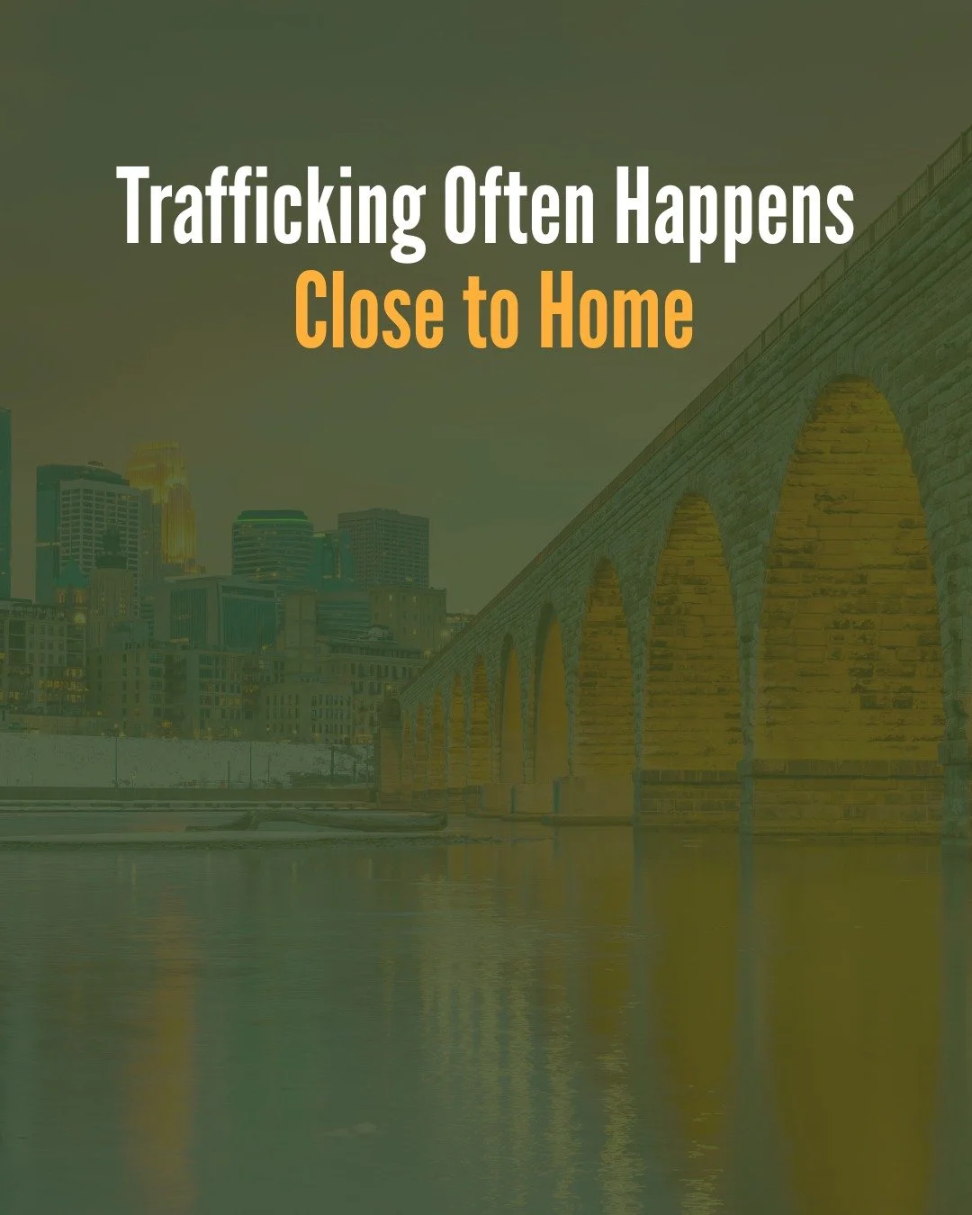 Human trafficking does not require crossing borders. Most victims are exploited in their own communities, often by someone they know and trust.

Understanding this reality helps us recognize warning signs and respond with compassion.

Awareness helps
