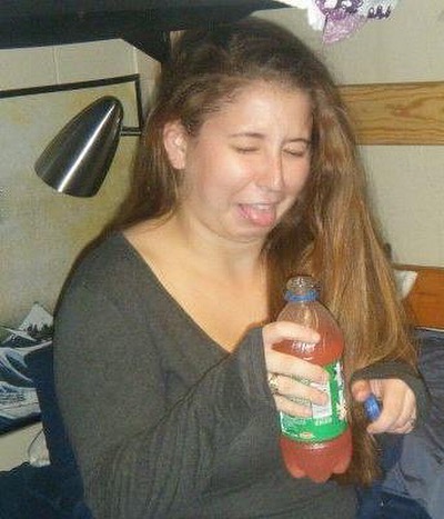 ✨ SPIT VS SWALLOW ✨⁣
⁣
Alright folks, listen up. Here&rsquo;s the deal with spitting and swallowing, as presented with a photo of me at 18 tasting alcohol for (probably not) the first time. (To be clear, this post is about spitting or swallowing seme