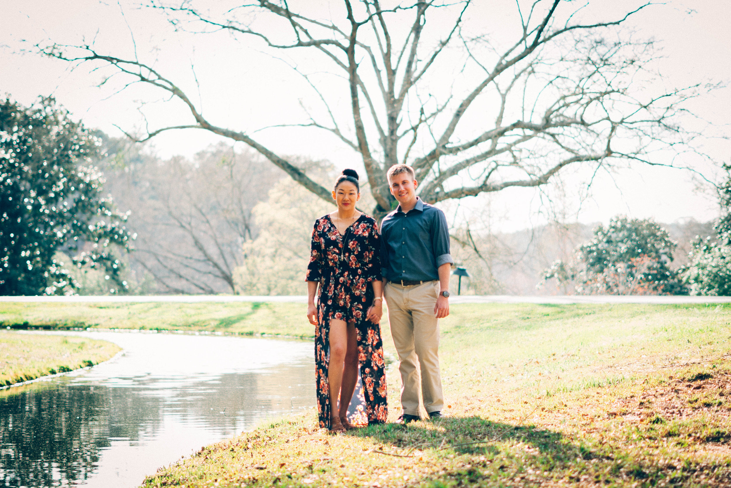 Puppy Love Engagement Session at Callaway Gardens
