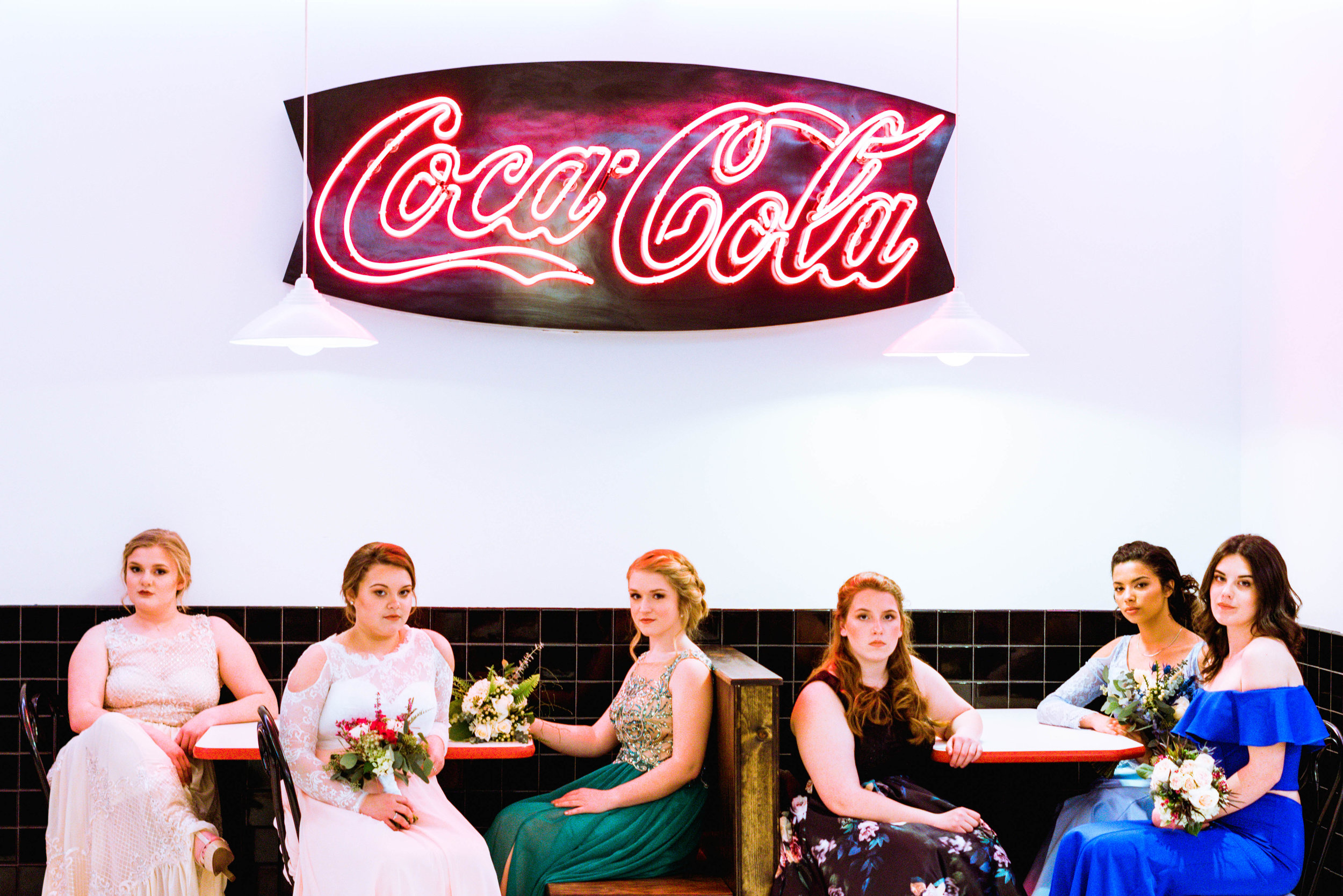 Retro Diner Prom Fashion Styled Session