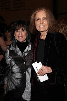  Harriet Leve &amp; Gloria Steinem attending the Opening Night Performance of  ANN  