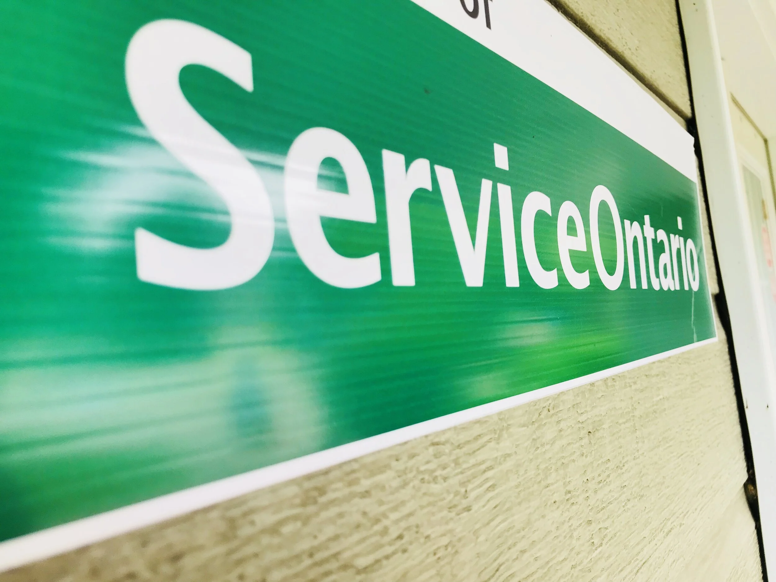Service Ontario Urgent Message to Our Valued Customers: