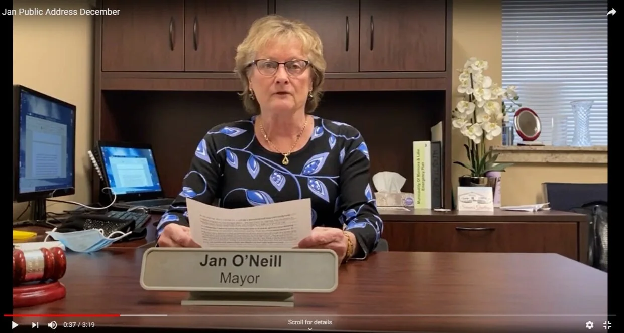 Mayor O'Neill's Public Address - December 2020