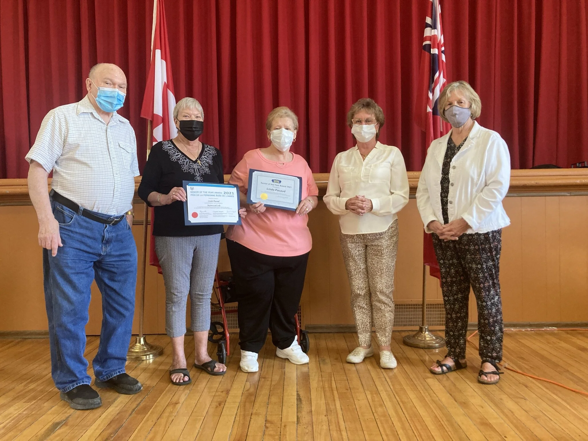 Linda Pacaud Receives the 2021 Senior of the Year Award