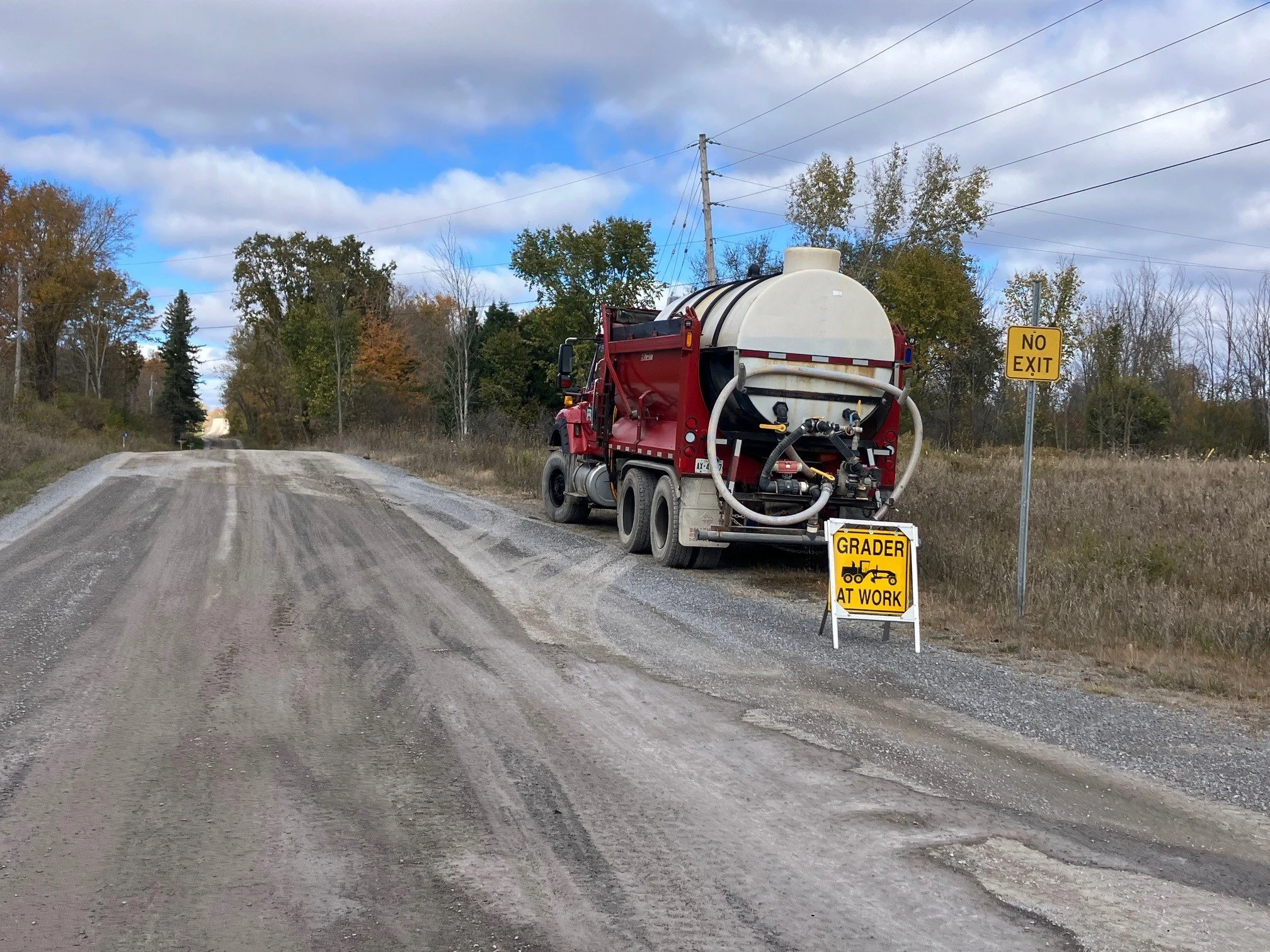 Fall Grading Underway 