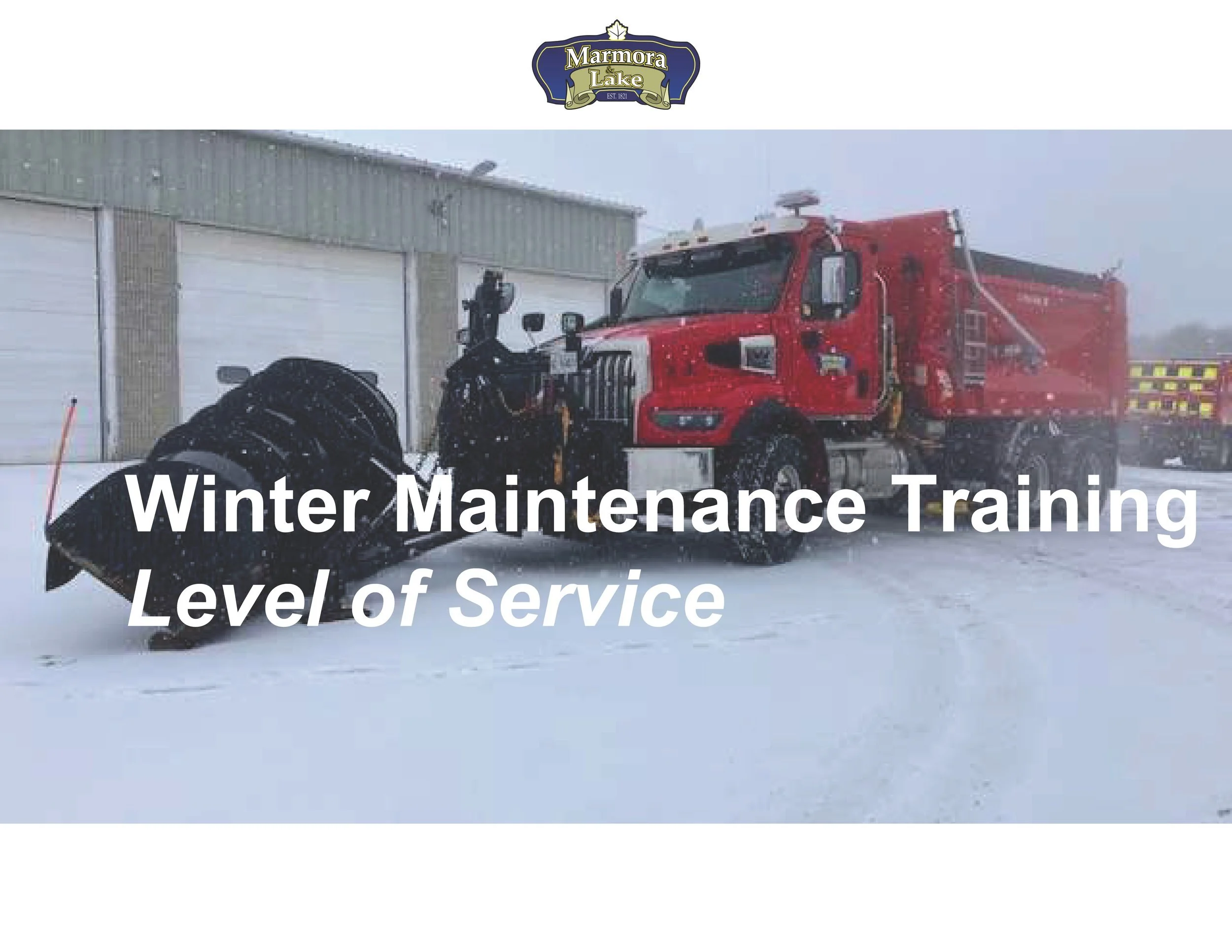 Check It Out! Updated Winter Maintenance Training 👀