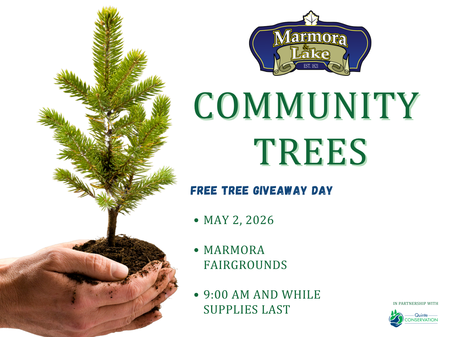 2026 Annual Free Tree Giveaway - Saturday, May 2nd