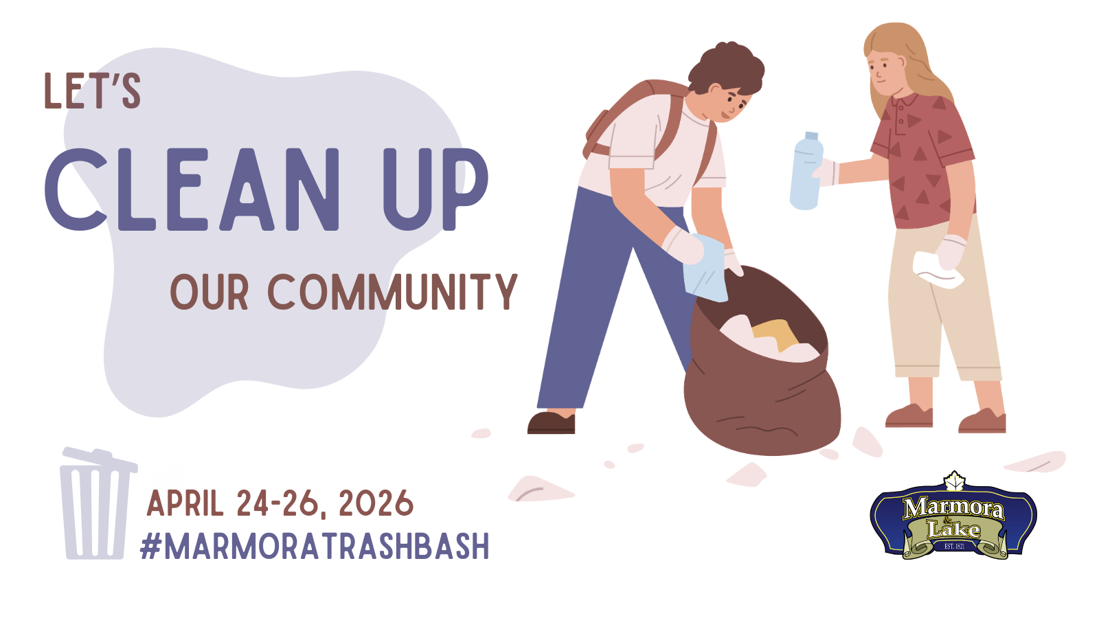 Happy Earth Day!  It's not too late to sign up for Trash Bash!
