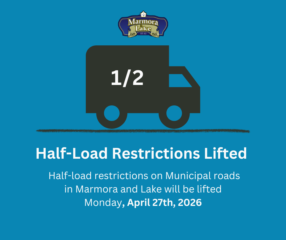Half-Load Restrictions Lifted Monday, April 27, 2026