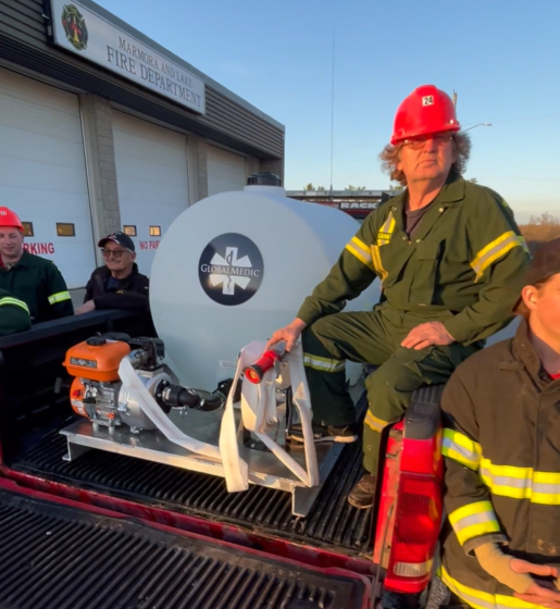Check out the Fire Department's new Fire Skid, thanks to GlobalMedic!