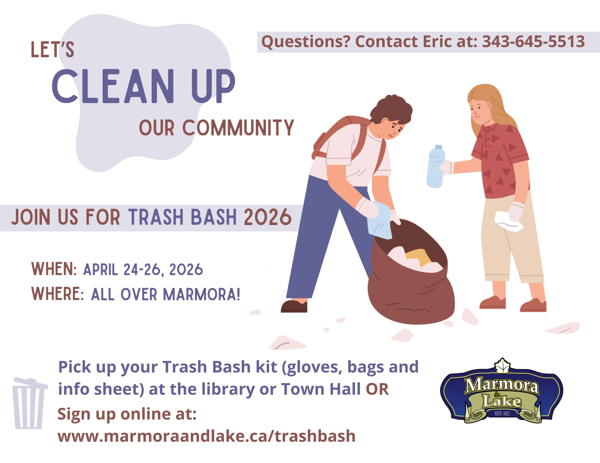 Marmora's Trash Bash Weekend - April 24-26, 2026