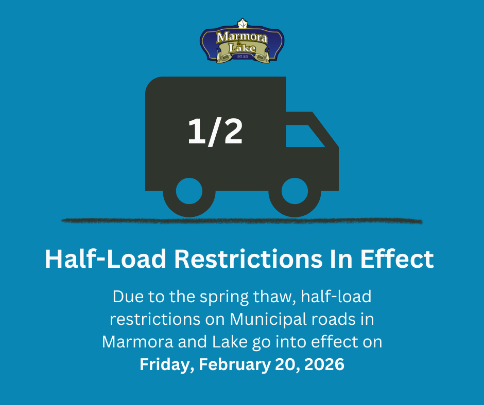 Half Load Restrictions Begin THIS FRIDAY February 20, 2026