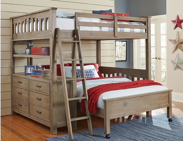 Loft Beds The Bedroom Connection, Loft Bunk Bed With Dresser