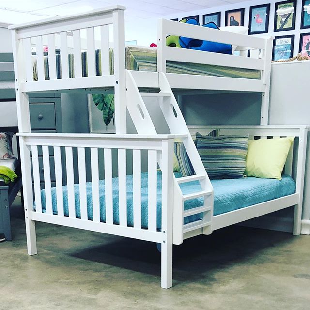 TWIN over FULL bunk just hit the floor! 4 different colors available and 100% solid wood by @maxtrixkidsfurniture