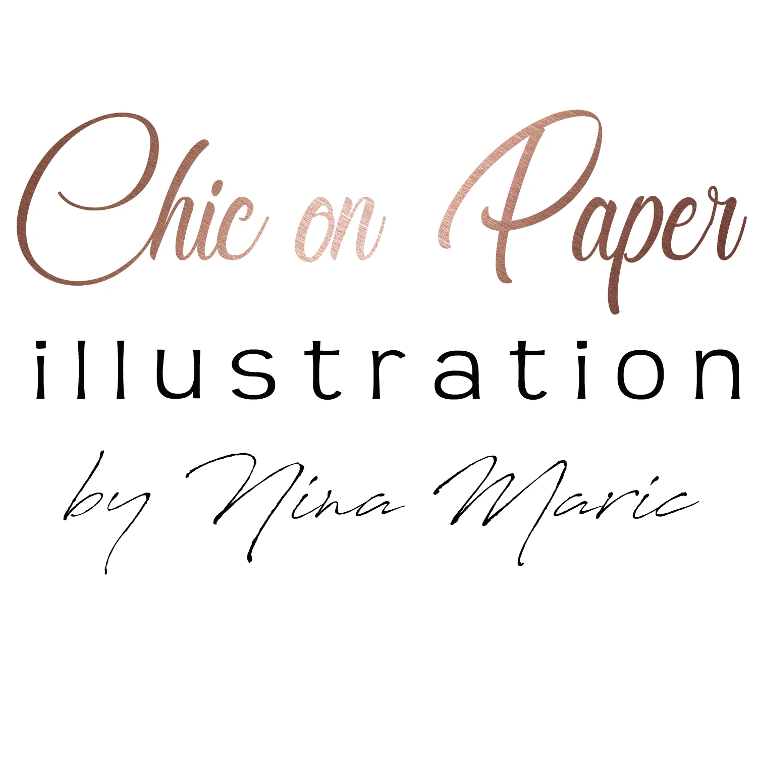 Chic on Paper Illustration by Nina Maric