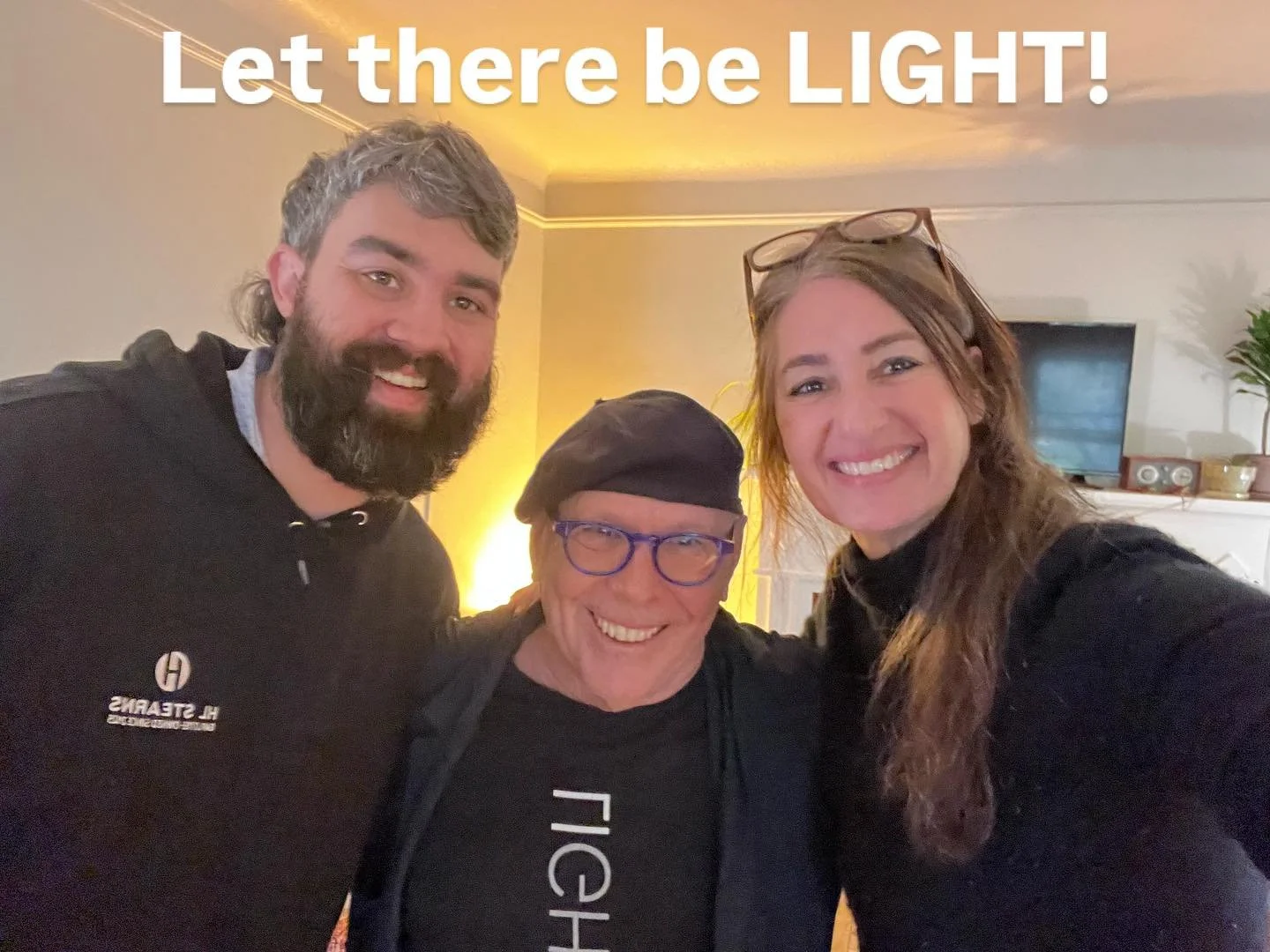 Had the great pleasure of meeting the founder of LightGlass and Lightly George Bossom in person today! George is a renowned, famous lighting designer, the OG, expert extraordinaire!!! I have long admired his work after taking a healthy lighting cours