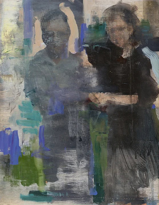 “Fading Couple”, Garland of Hours, oil on panel, 2015-2016