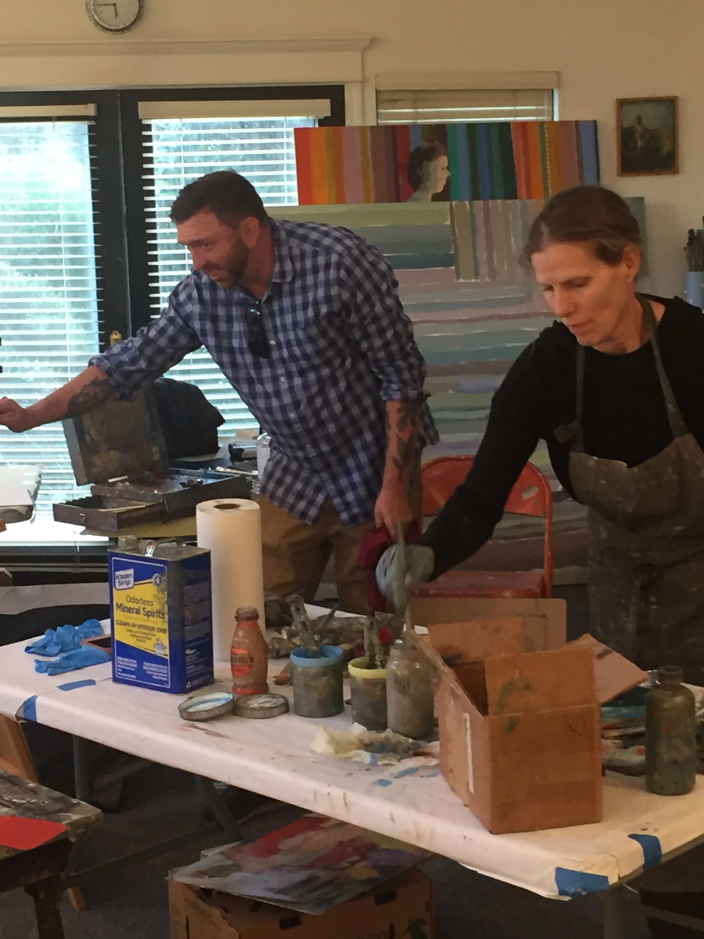 painting with Jennifer Pochinski