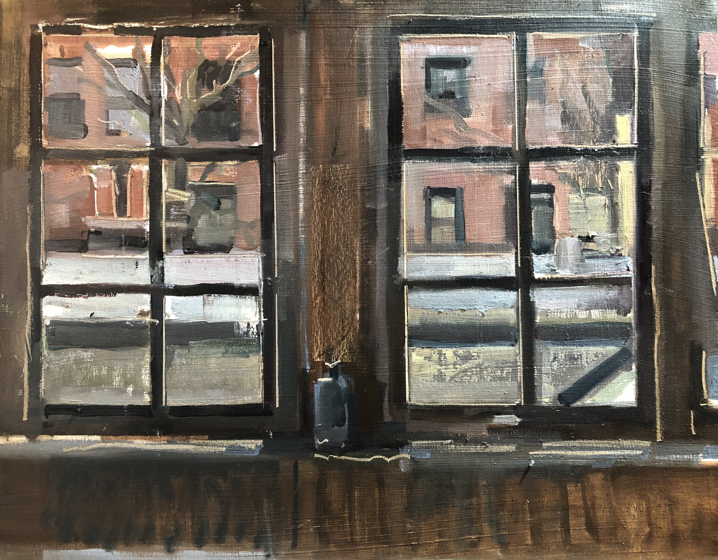 North Philly Attic Window, Winter