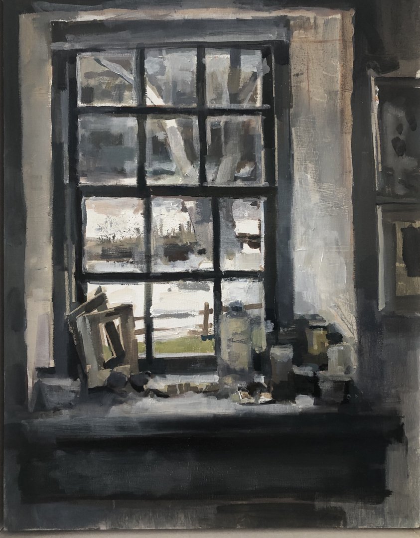 E's Studio Window, Winter, PA