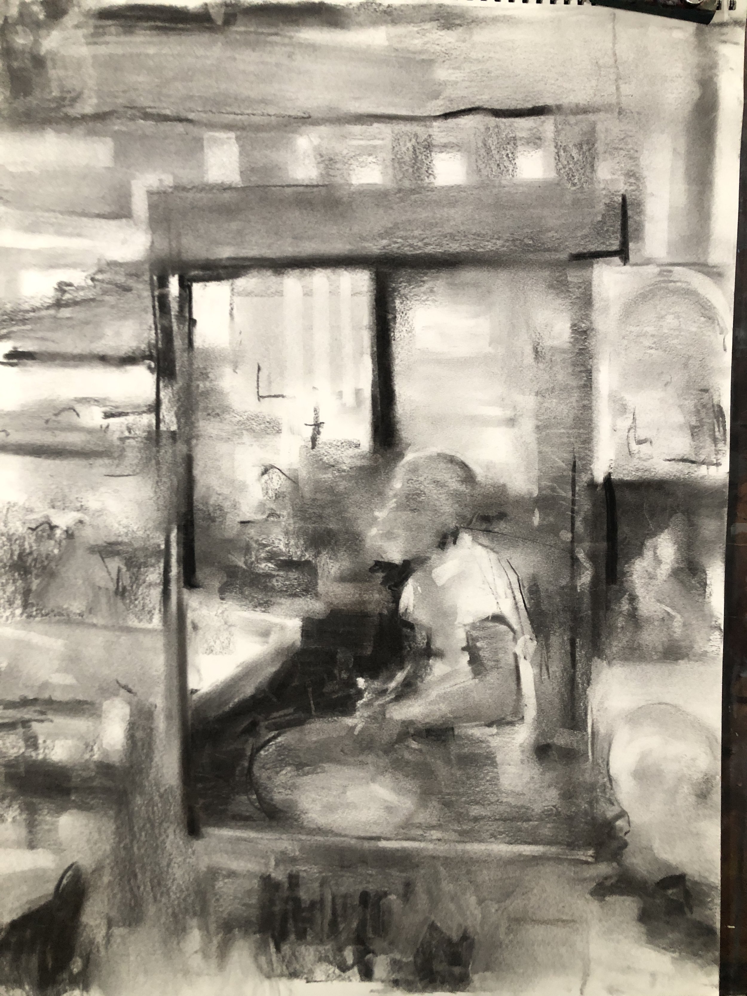 after vuillard self portrait charcoal drawing.JPG