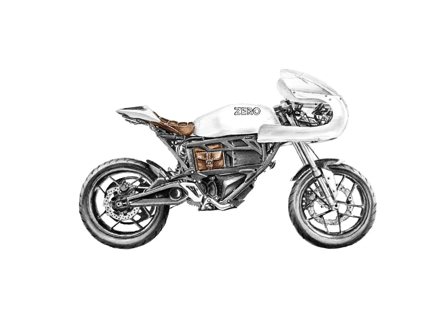 Custom painting for Hollywood Electrics, premier electric motorcycle dealership in Los Angeles, CA