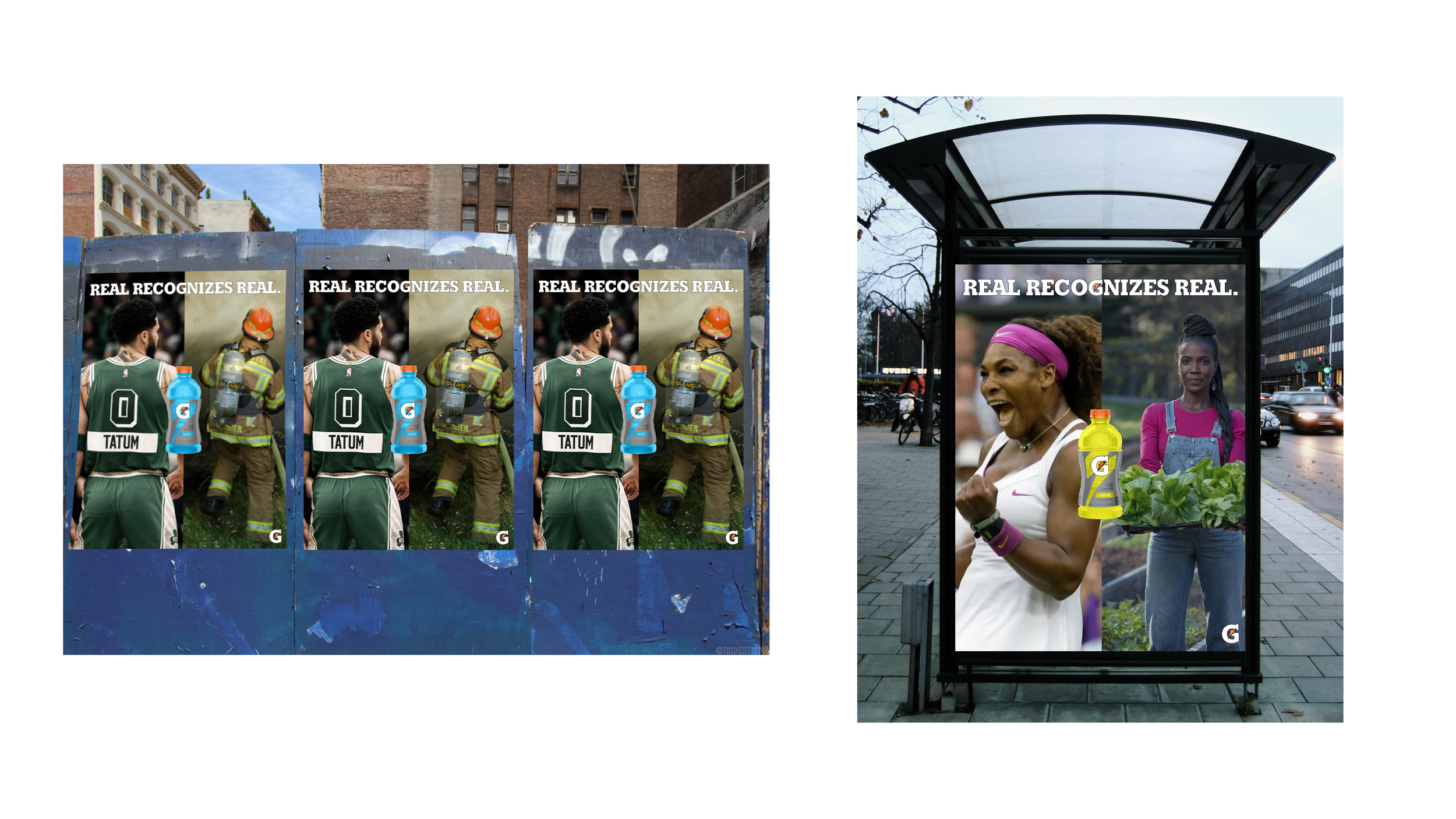  By using OOH we will show the similarities of professional athletes and every day people. Averaging 30 points per game or winning 23 Grand Slam women’s titles takes skill, perseverance, and hydration. The same can be said for being a firefighter or 