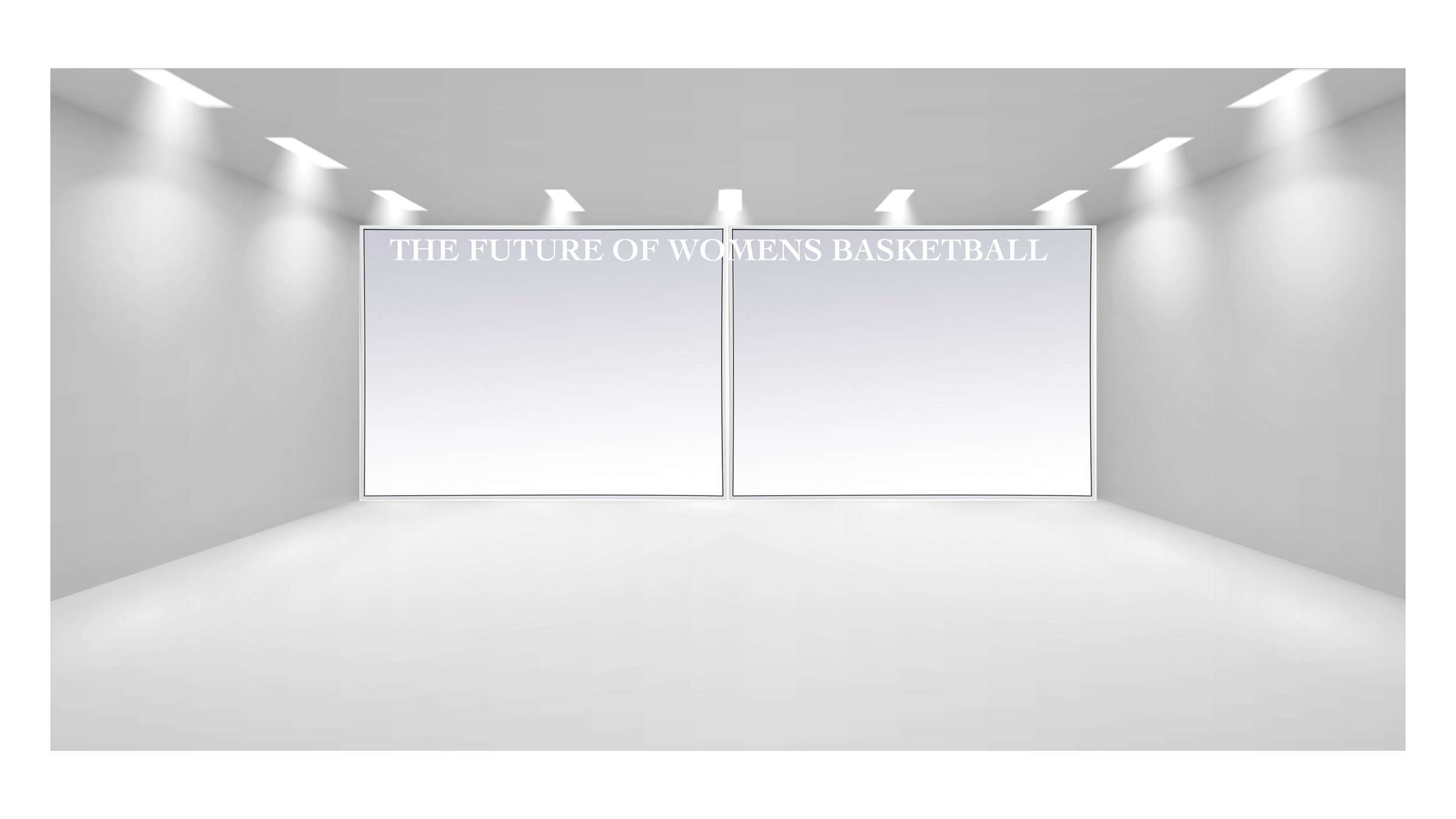  The last room has a mirror that shows participants (young girls) as the future of women’s basketball. The mirrors move and behind them are the newest members of the W25, ready to do light drills with the participants. 