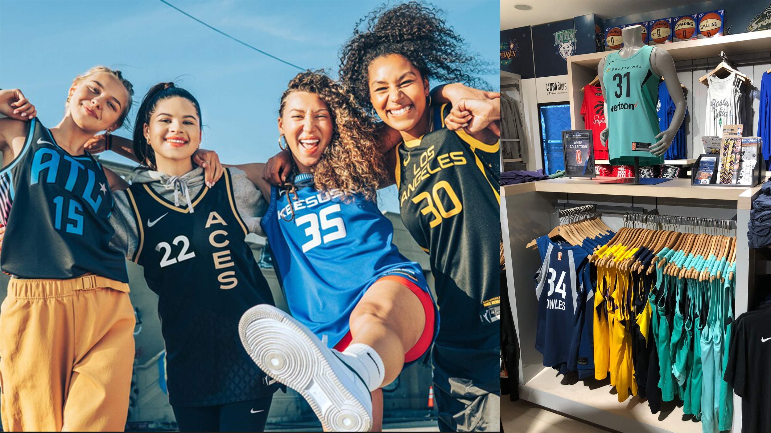  Because the experience feels like an art exhibit, it would only be right to have a gift shop at the end. Include WNBA gear as well as exclusive Nike product tied to this experience.  