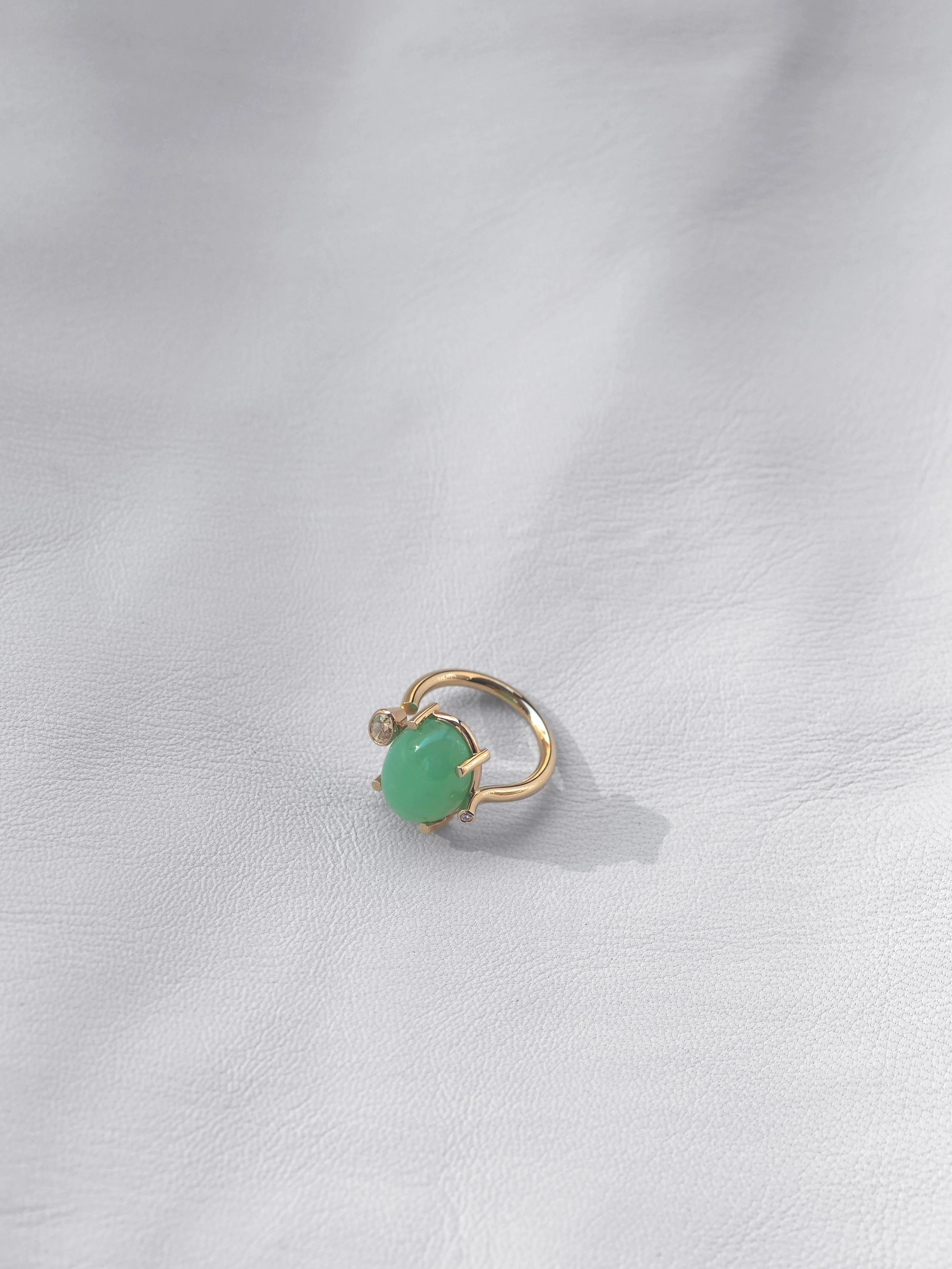 Chrysoprase ring