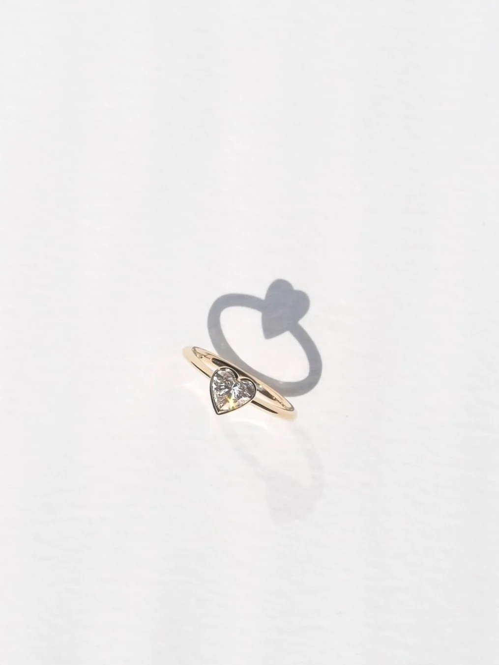 Heart Shaped Diamond ring