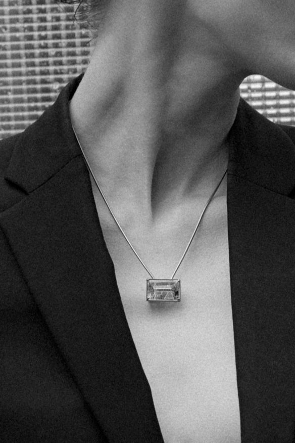 Morganite necklace