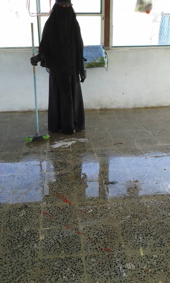 stray 11 may 2019 cleaner at our OWAP AR Shelter Al Asema sana'a yemen rescues.jpg