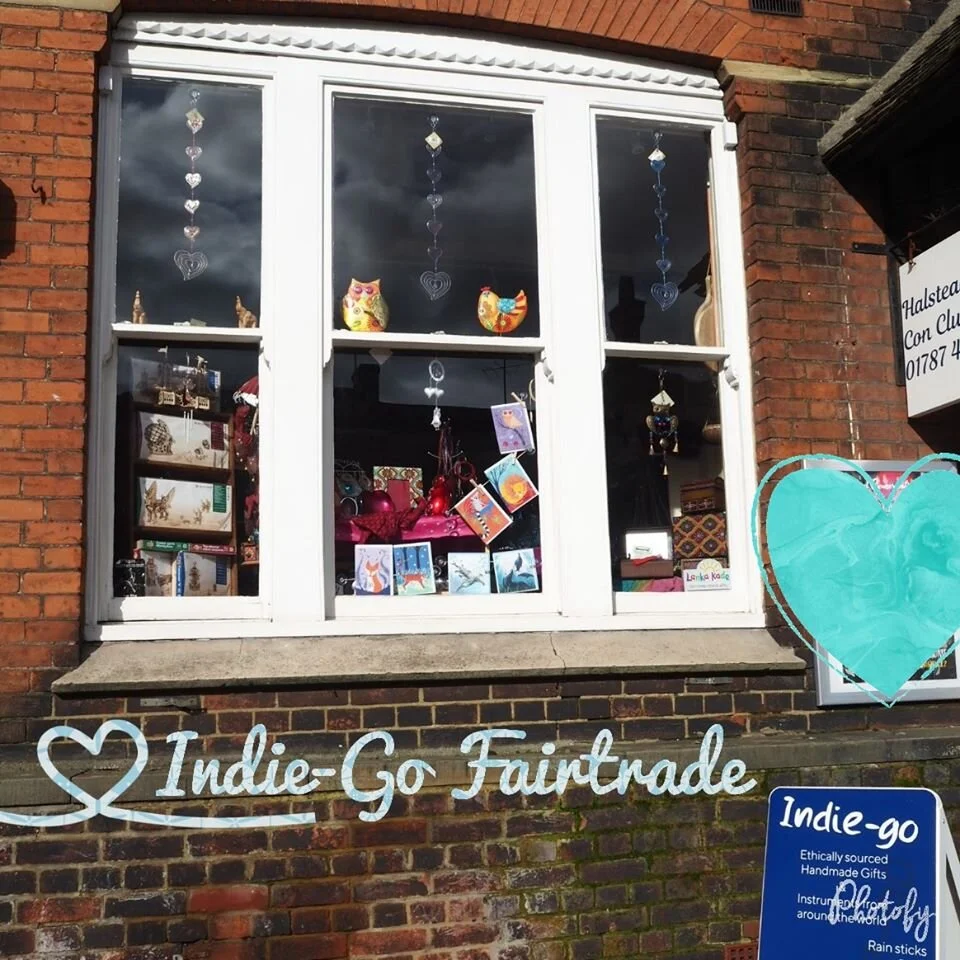 INDIE-GO Fairtrade Gift Shop Halstead Colchester Essex UK