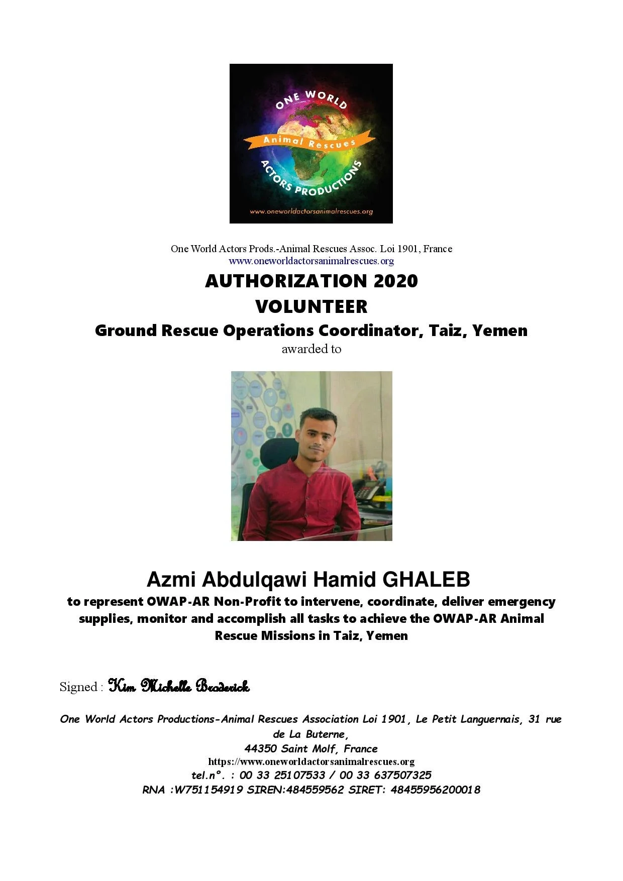 volunteer AZMI Taiz Yemen Coordinator OWAP 2020-page-001.jpg