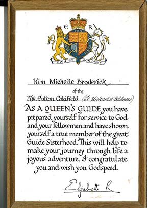 small queen's guide kim michelle broderick certificate.jpg