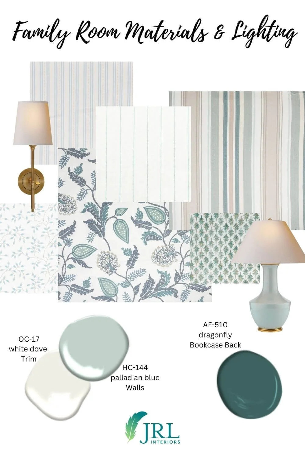 JRL Interiors — Project in Progress: A Family Room Refresh
