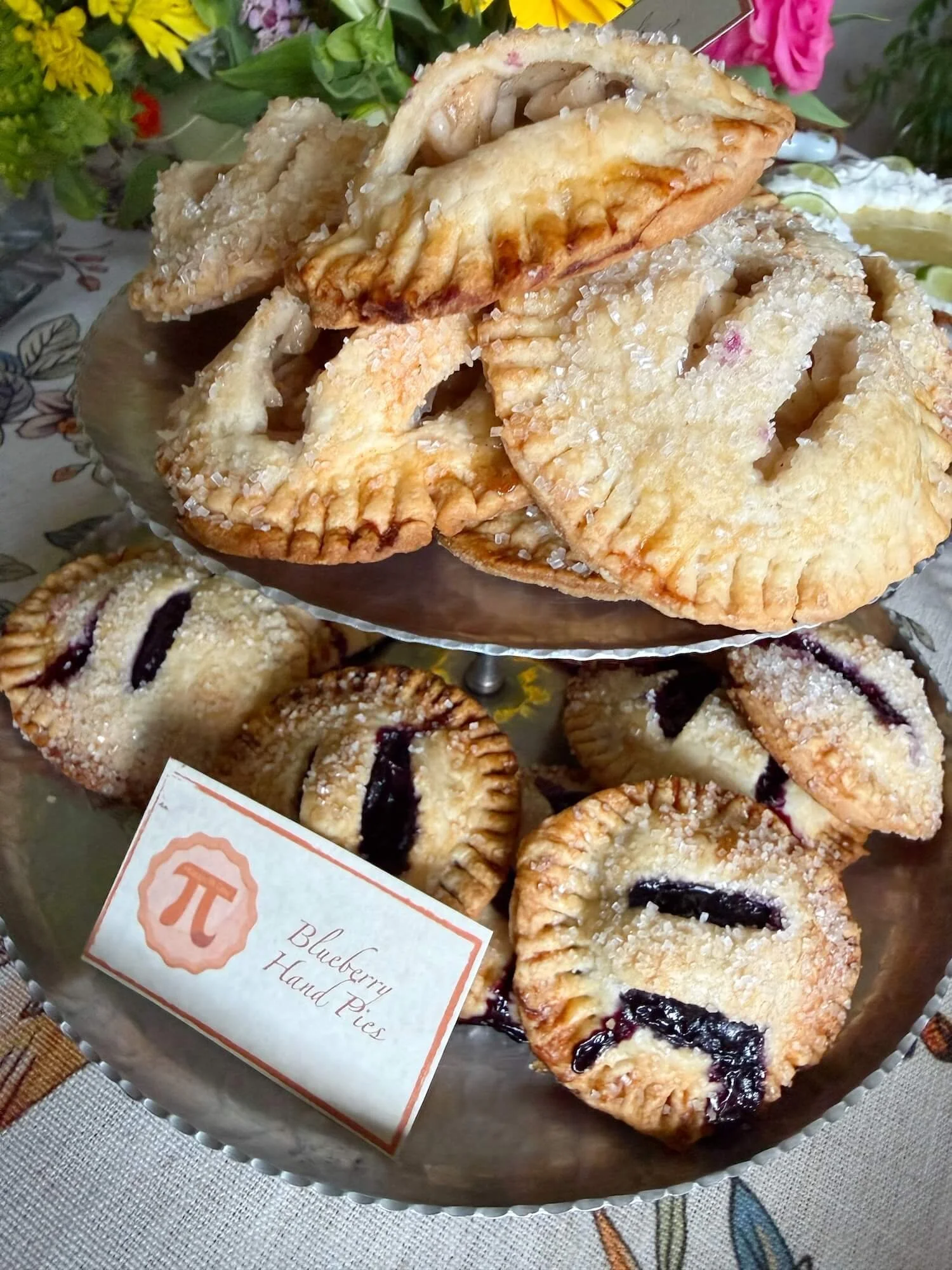 apple and blueberry hand pies