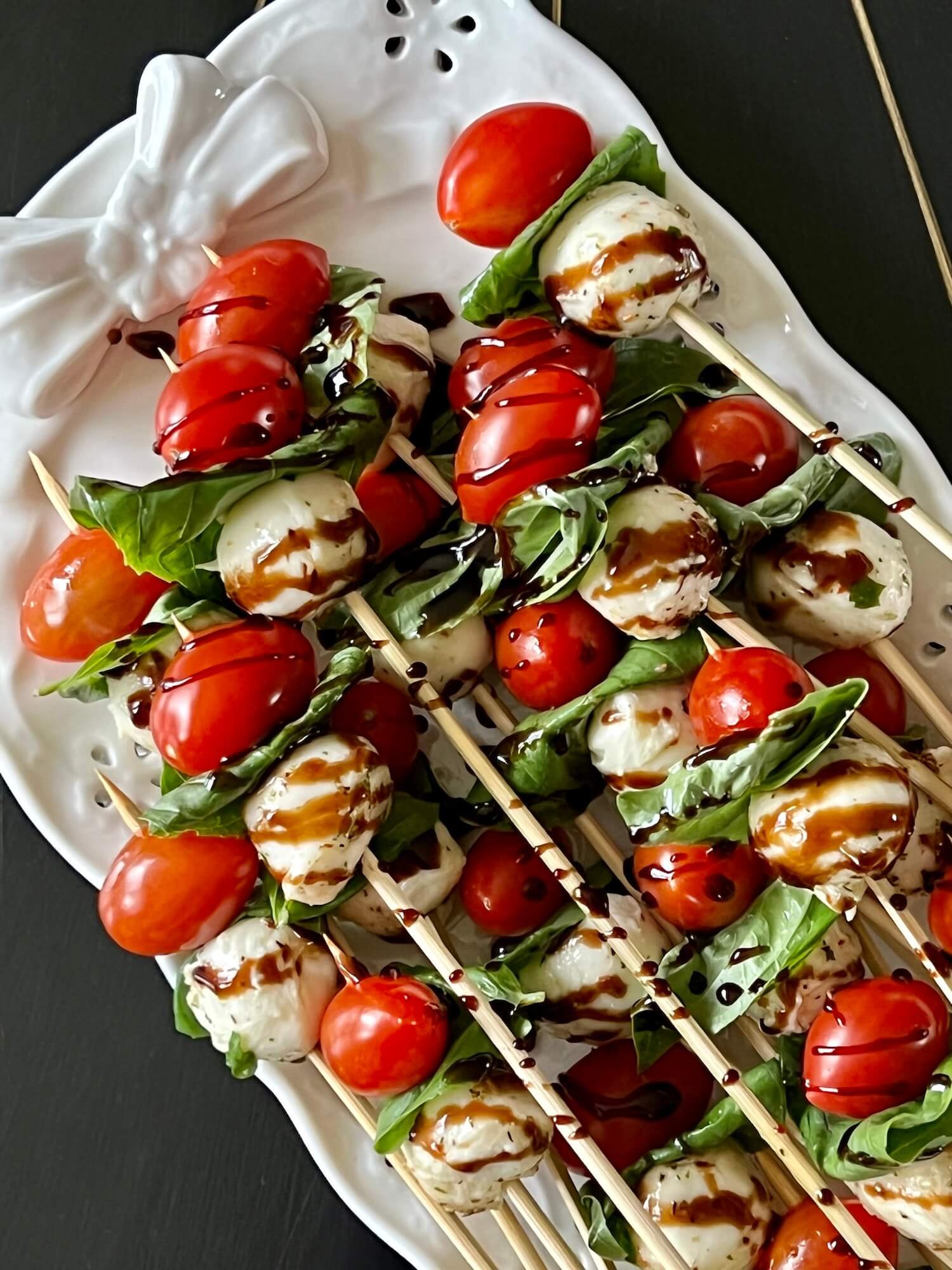 JRL Interiors — Easy Appetizer - Caprese Skewers