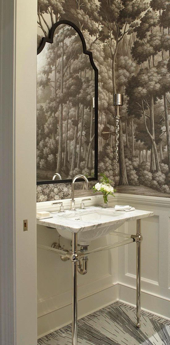Jrl Interiors How To Create Powder Rooms That Wow Your Guests