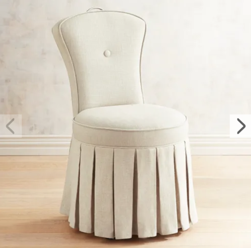Jrl Interiors What Height Stool Do I, Vanity Chairs With Backs