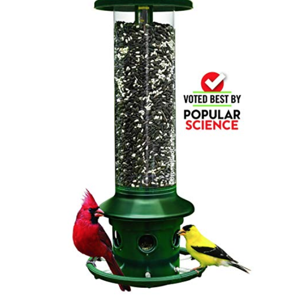 Squirrel proof bird feeder