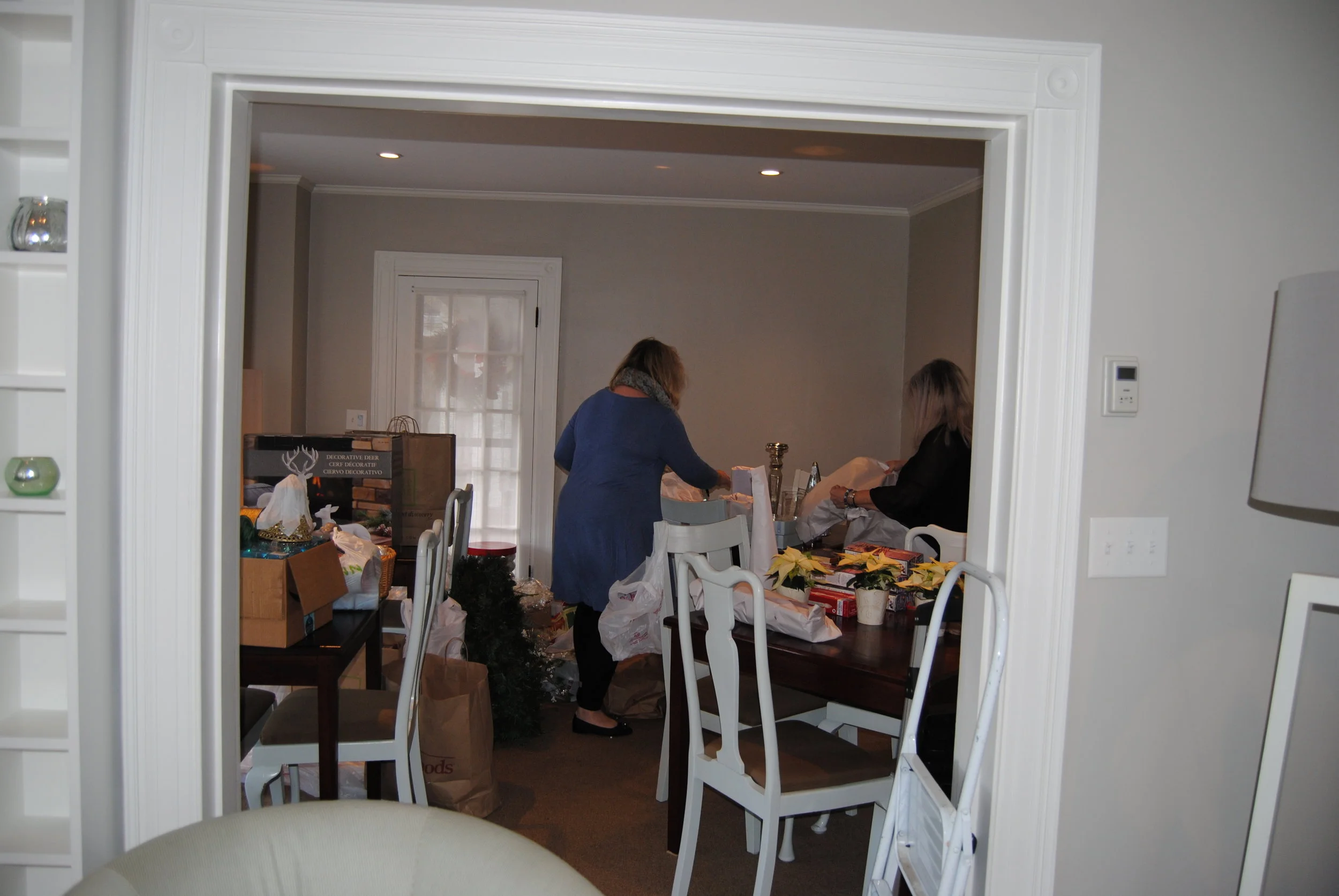 Load-in and the unwrapping begins!