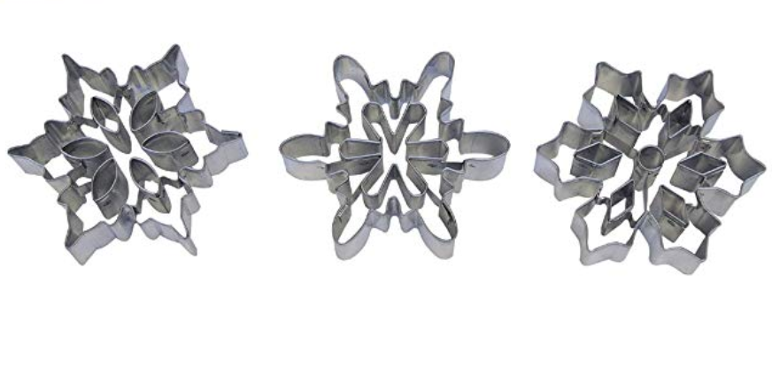 snowflake set with cutouts