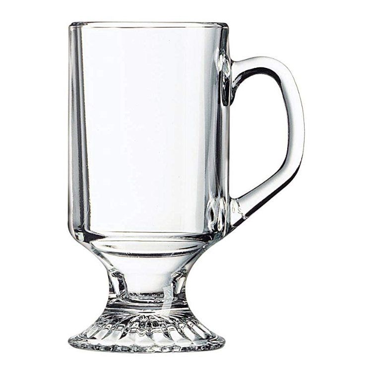 set of 4 glass mugs