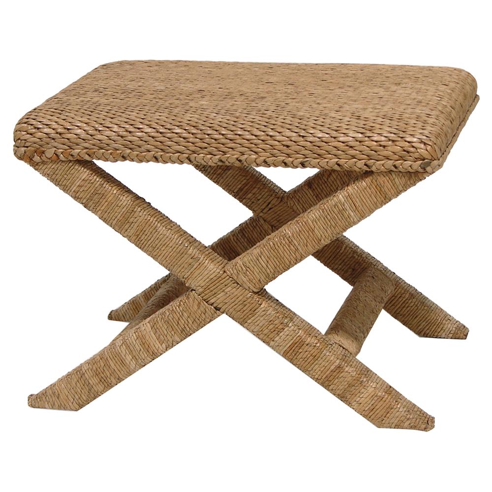 rope and seagrass stool