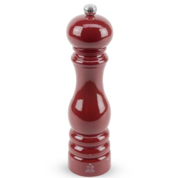 Peugot red lacquer pepper mill