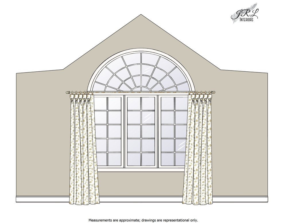 Designing Curtains For Challenging Windows, Curtains For Arched French Doors