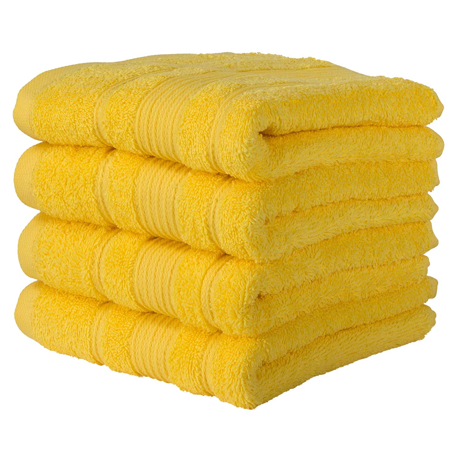 yellow towel set