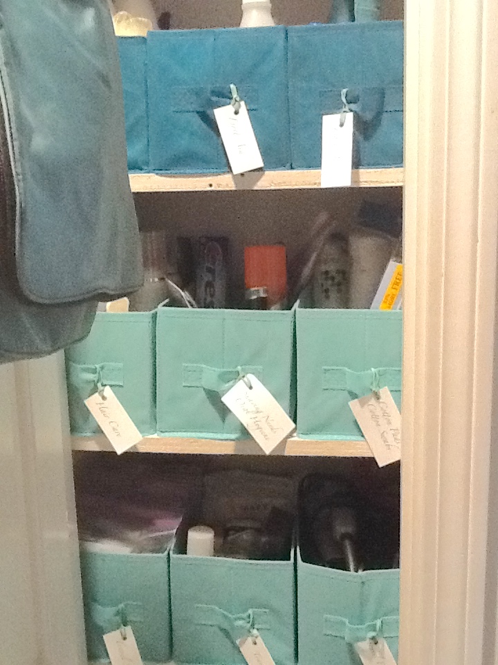 Organizing A Master Bathroom Linen Closet - Thistle Key Lane